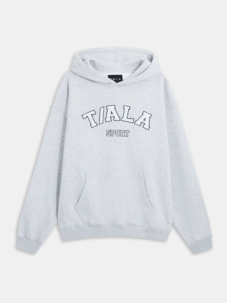 TALA Grey Light Oversized Volley Hoodie with Fleece - Image 3 of 3