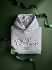 TALA Grey Light Oversized Volley Hoodie with Fleece - Image 4 of 4