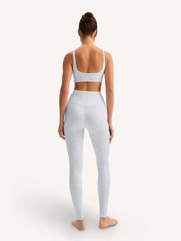 Gris - Leggings de tiro alto de diseño cruzado DayFlex de TALA - Imagen 2 de 2