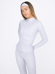 TALA Grey Dayflex Zip Front Running Jacket - Image 1 of 3