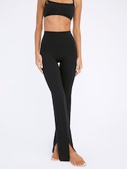 TALA Black DayFlex High Waisted Split Hem Flare Leggings - Image 1 of 3