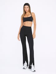 TALA Black DayFlex High Waisted Split Hem Flare Leggings - Image 3 of 3