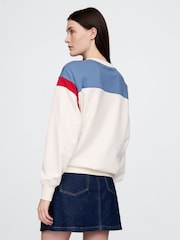Gap Cream Vintage Soft French Terry Logo Sweatshirt - Image 2 of 5
