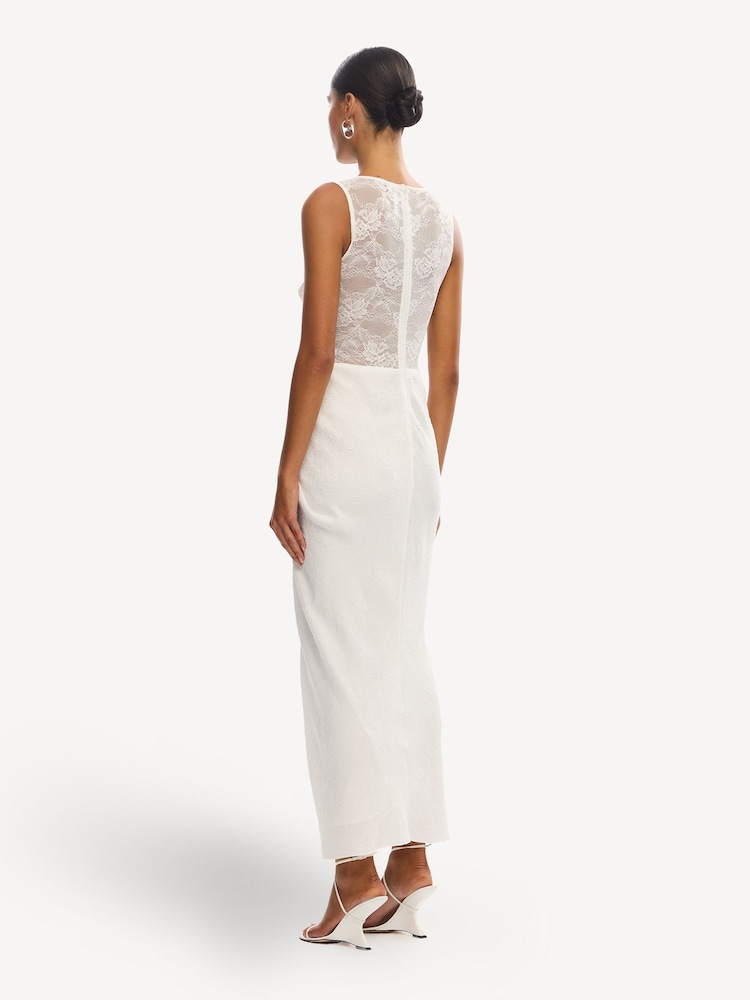 Significant Other Cream Nida Maxi Dress - Image 2 of 3 Significant Other Cream Nida Maxi Dress - Image 2 of 3