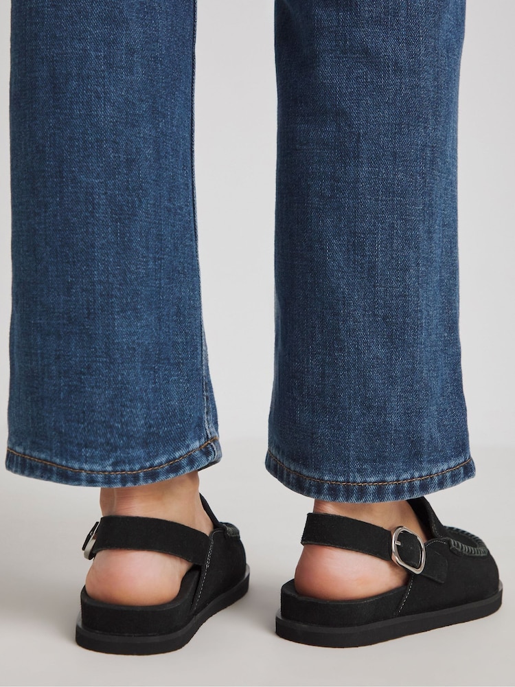 črna - JD Williams House Mule Shoes In Wide Fit - Slika 2 iz 4