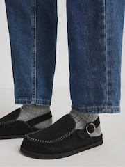črna - JD Williams House Mule Shoes In Wide Fit - Slika 3 iz 4