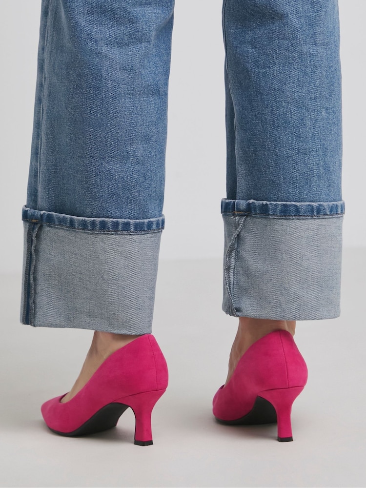 JD Williams Pointed Toe Kitten Heel Shoes - Image 2 of 4