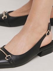JD Williams Pointed Toe Shoes With Trim - Slika 4 iz 4