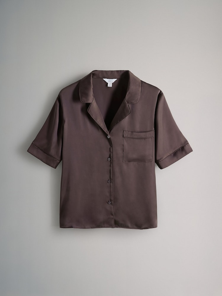 The Set Ensemble de 2 Pyjamas courts en Satin - Image 9 of 14