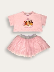 Brand Threads Pink Disney Princess Top and Tutu Set - Image 1 of 1