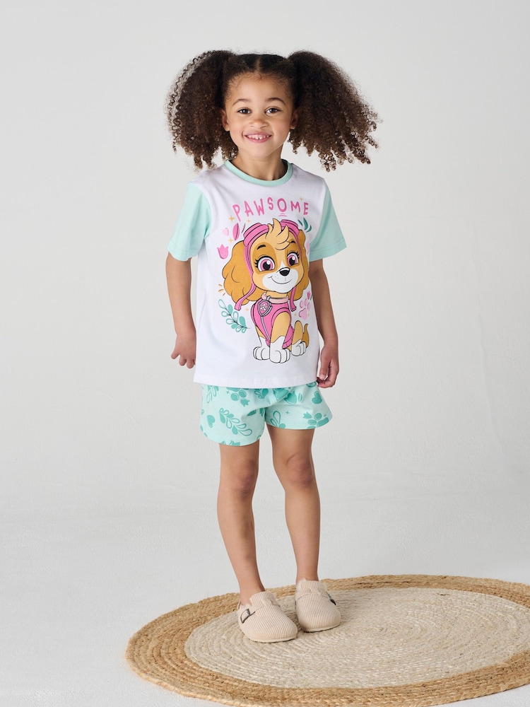 Brand Threads Green Paw Patrol Short 100% Cotton Pyjama Set - Image 1 of 4 Brand Threads Green Paw Patrol Short 100% Cotton Pyjama Set - Image 1 of 4