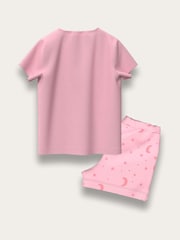 Brand Threads Pink 100% Cotton Short Pyjama Set - Image 2 of 2