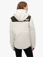 Superdry White Colourblock Ultimate Windbreaker Jacket - Image 2 of 6