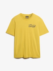 Superdry Yellow B-Movie Graphic Loose T-Shirt - Image 5 of 6