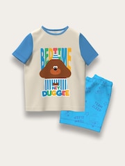 Brand Threads Grey/Black Hey Duggee Short 100% Cotton Pyjama Set - Image 1 of 2