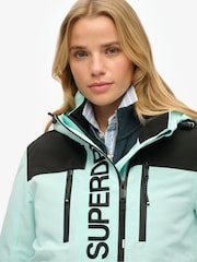 Superdry Blue Colourblock Ultimate Windbreaker Jacket - Image 1 of 1