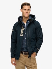 Superdry Blue Hooded Ultimate Embroidered Windbreaker - Image 2 of 5