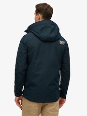 Superdry Blue Hooded Ultimate Embroidered Windbreaker - Image 3 of 5