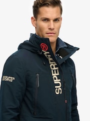 Superdry Blue Hooded Ultimate Embroidered Windbreaker - Image 5 of 5
