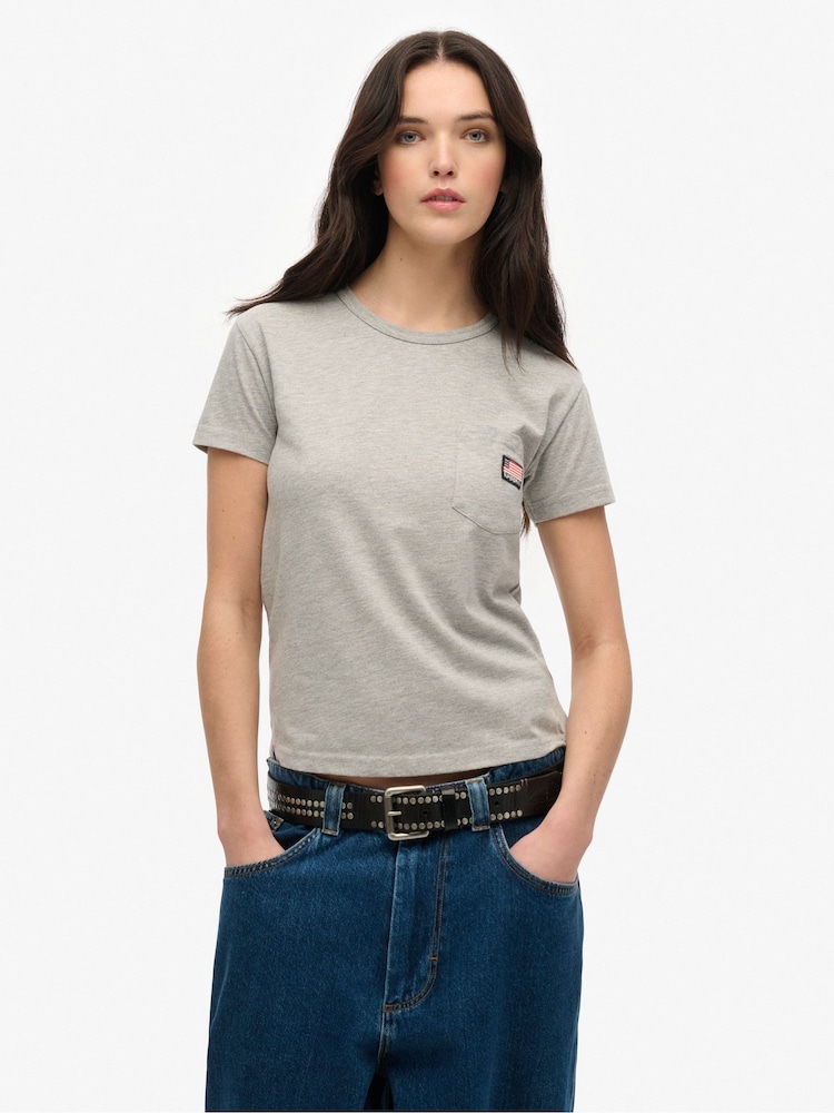 футболка с карманом Superdry Athletic Essential - Изображение 1 из 4