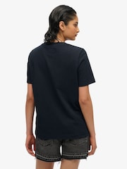 Superdry Black Vintage Logo Tokyo Relaxed T-Shirt - Image 2 of 6
