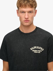 Superdry Black Neo Trad Tattoo Loose T-Shirt - Image 4 of 4