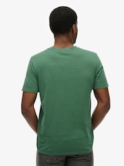 Superdry Green Vintage Logo Embroidered Relaxed T-Shirt - Image 2 of 6