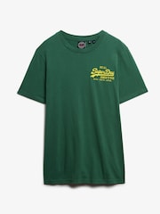 Superdry Green Vintage Logo Embroidered Relaxed T-Shirt - Image 5 of 6