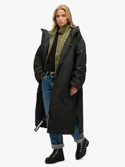 Superdry Dark Black Windbreaker Logo Changing Robe - Image 5 of 7