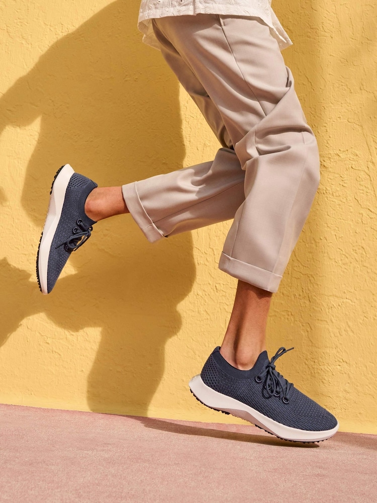 Allbirds Blue Dark Black Mens Tree Dasher 2 Trainers - Image 1 of 7