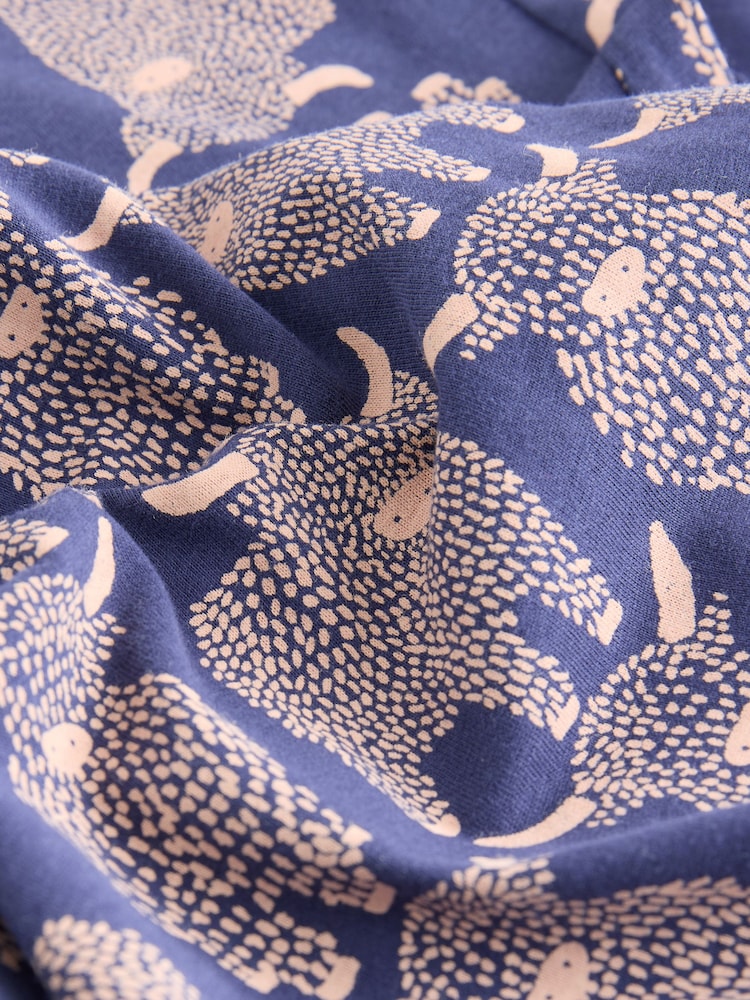 Navy Hamish The Highland Cow Maternity Short Sleeve Pyjamas - Image 4 of 4 Navy Hamish The Highland Cow Maternity Short Sleeve Pyjamas - Image 4 of 4