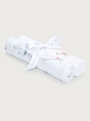 The White Company organskega bombaža Party Animals Muslins 2 Pack - Slika 1 iz 3