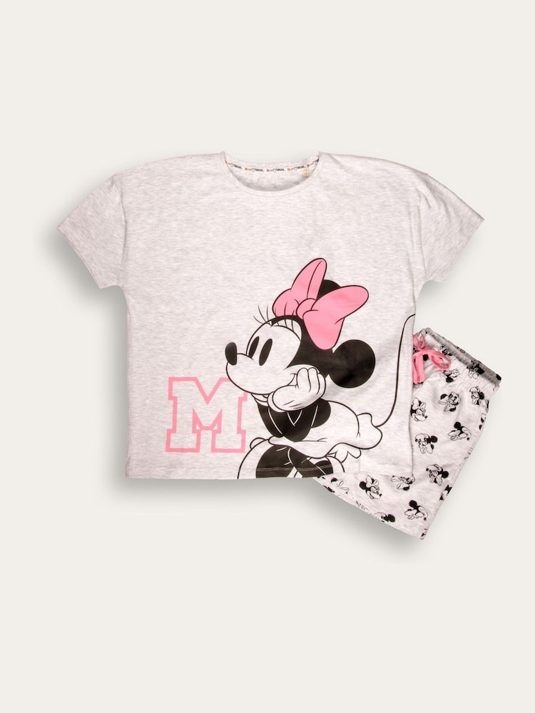 Brand Threads Disney Minnie Mouse Short Pyjama Set - صورة 1 من 3