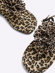 River Island Brown 3D Flower Strappy Sandals - Image 5 of 5