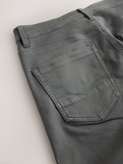 Grey Charcoal Skinny Fit Comfort Stretch Jeans - Image 11 of 11