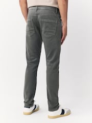 Grey Charcoal Skinny Fit Comfort Stretch Jeans - Image 4 of 11