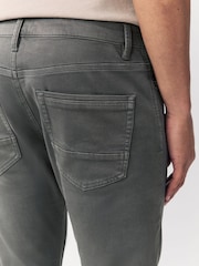 Grey Charcoal Skinny Fit Comfort Stretch Jeans - Image 6 of 11