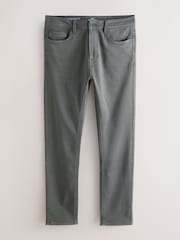 Grey Charcoal Skinny Fit Comfort Stretch Jeans - Image 7 of 11