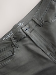 Grey Charcoal Skinny Fit Comfort Stretch Jeans - Image 9 of 11