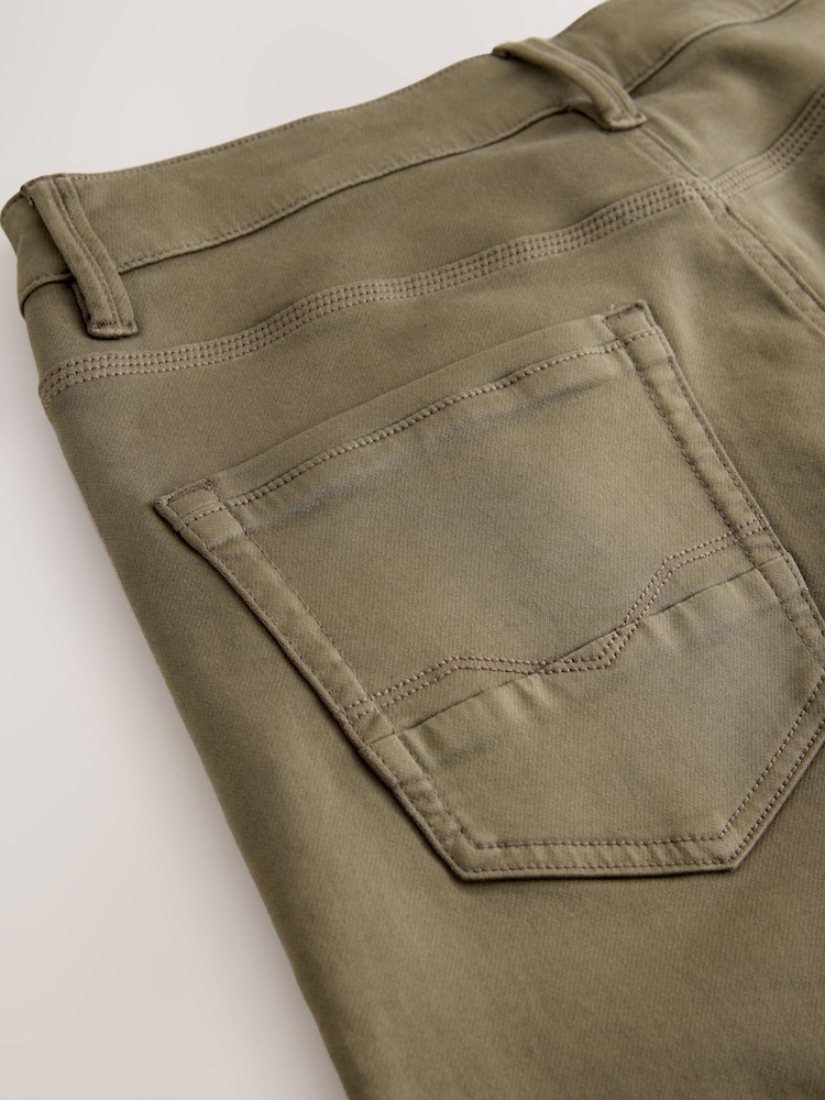 Коричневый - Стретчевые джинсы для комфорта - Изображение 10 10