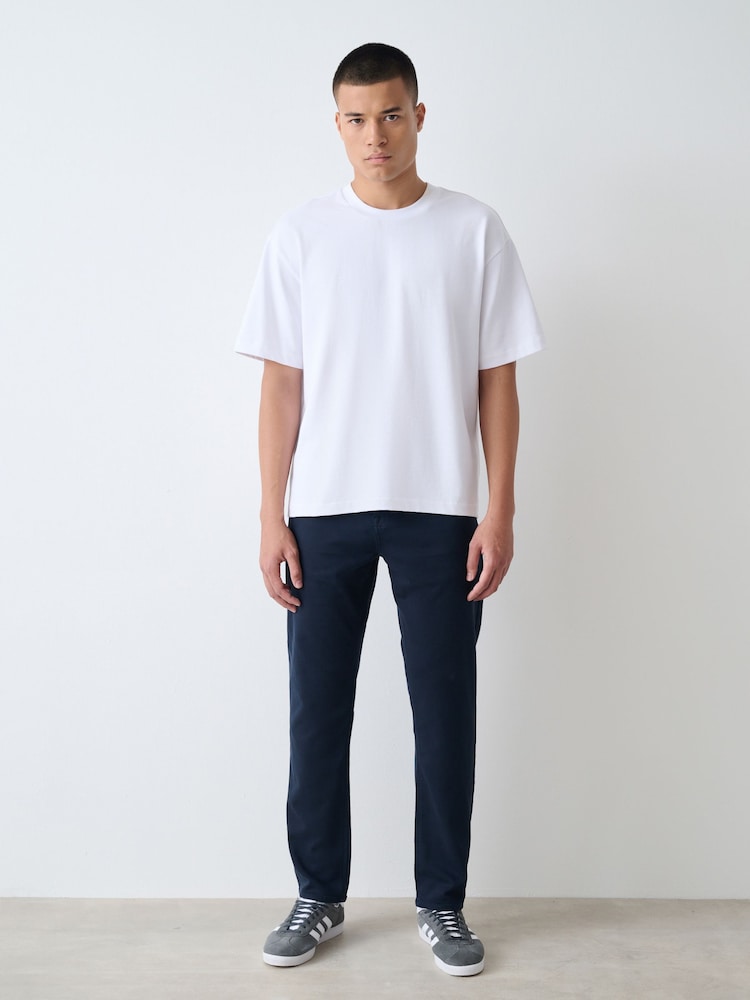 Navy Slim Fit Comfort Stretch Jeans - Image 2 of 11 Navy Slim Fit Comfort Stretch Jeans - Image 2 of 11
