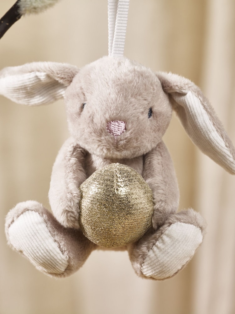 The White Company Bonnie Bunny Egg Decorative White Ornament - Imagen 1 de 1
