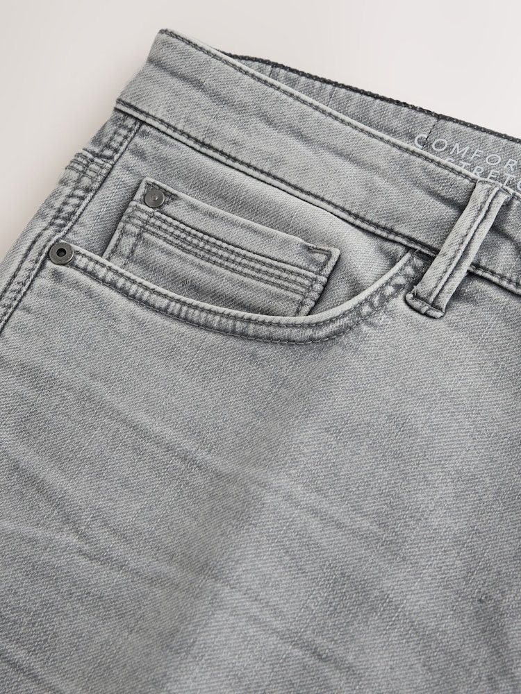 Grey Skinny Fit Comfort Stretch Jeans - Image 12 of 12 Grey Skinny Fit Comfort Stretch Jeans - Image 12 of 12
