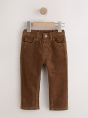 Navy/Tan Brown Corduroy Trousers 2 Pack (3mths-7yrs) - Image 3 of 10