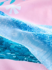 Brand Threads Blue Girls Frozen Swim Set - Image 3 of 6