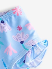 Brand Threads Blue Girls Frozen Swim Set - Image 6 of 6