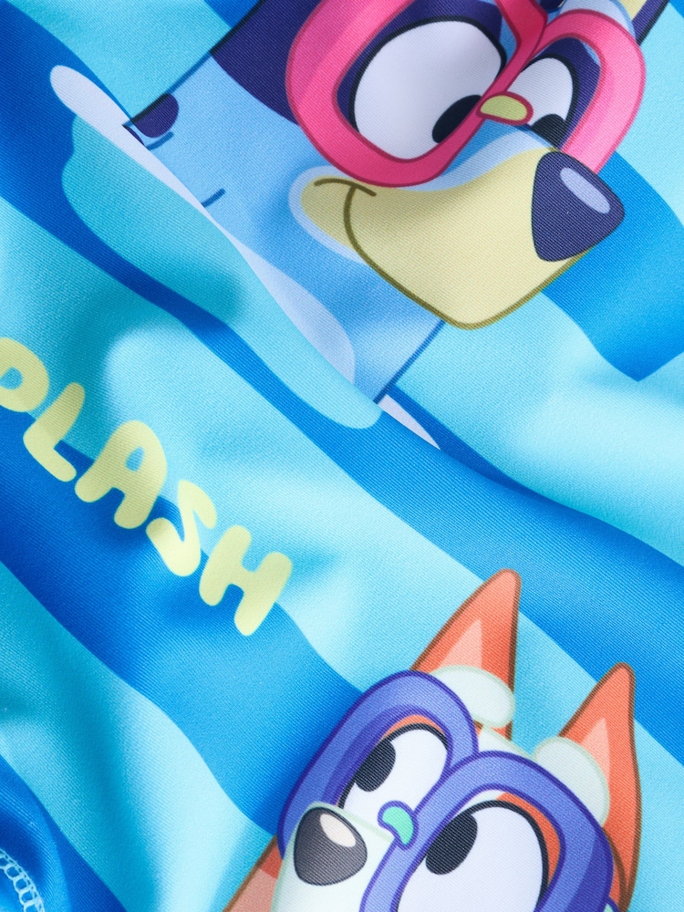 Brand Threads Blue Bluey Boys Swim Set - Image 5 of 5
