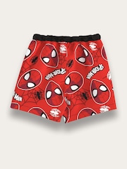 Brand Threads Red Spiderman Swim Shorts - Image 2 of 4
