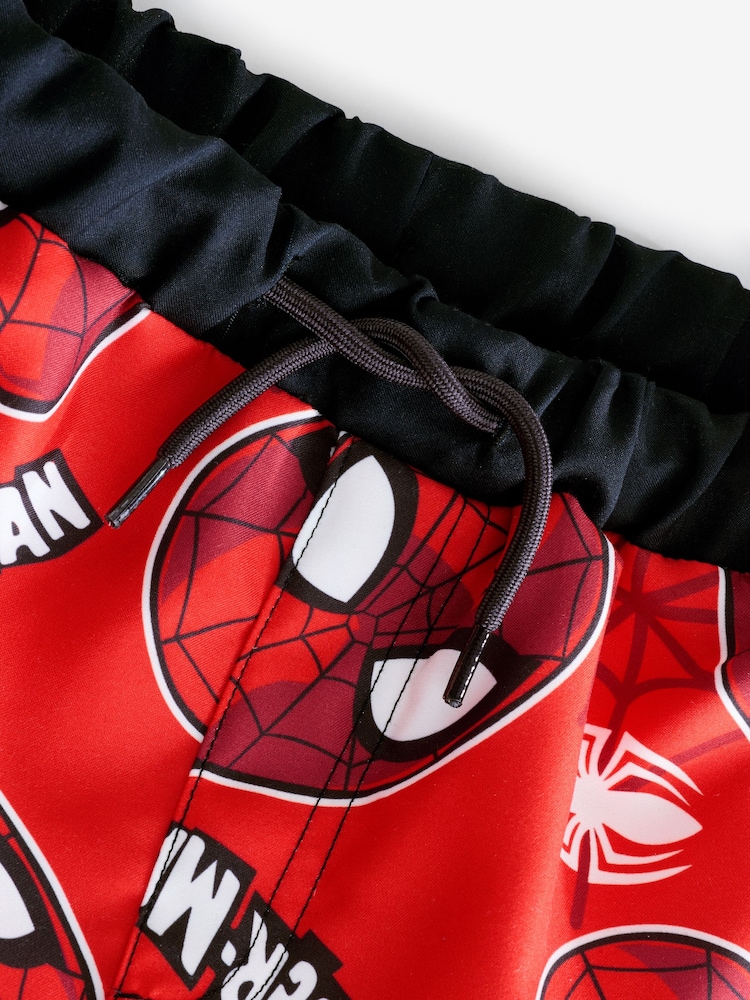 Brand Threads Red Spiderman Swim Shorts - Image 3 of 6