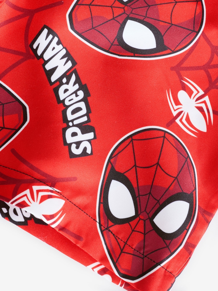 Brand Threads Red Spiderman Swim Shorts - Image 4 of 4